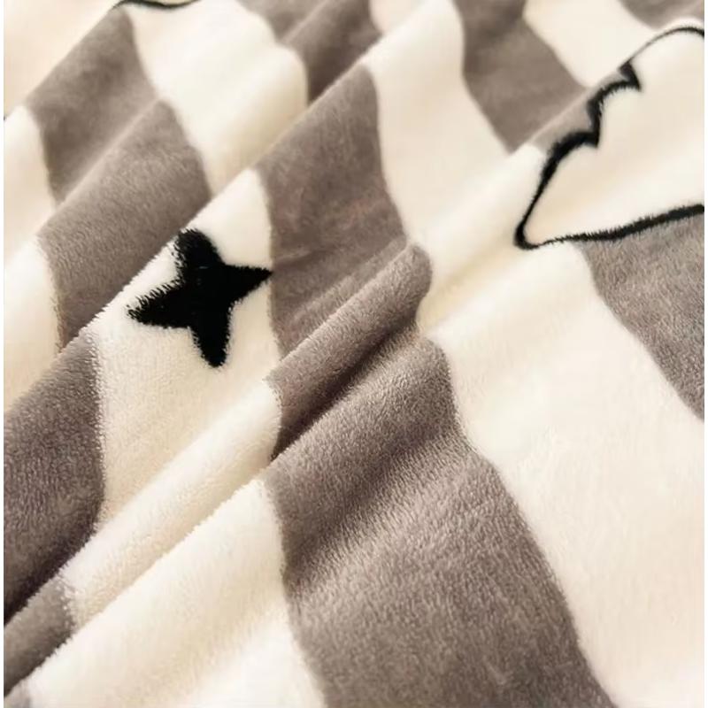 150x200cm Printed Plush Duvet Cover Winter Warm Constant Temperature AB Style Bed Sack Home Furnishing Children Bedding Article