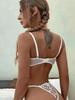 2024 Euro-Amerikanisches kleines Herz Spitzen-Dessous-Set