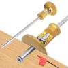 Wheel Marking Gauge Fine Tuning Woodworking Marking Scriber Kit Solid Metal Bar Wood Scribe Tool for Carpenter
