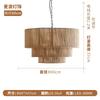 Lamp Hemp Rope Pendant Lights for Dining Room Living Room Aisle Bedroom Japanese Wall Lamp