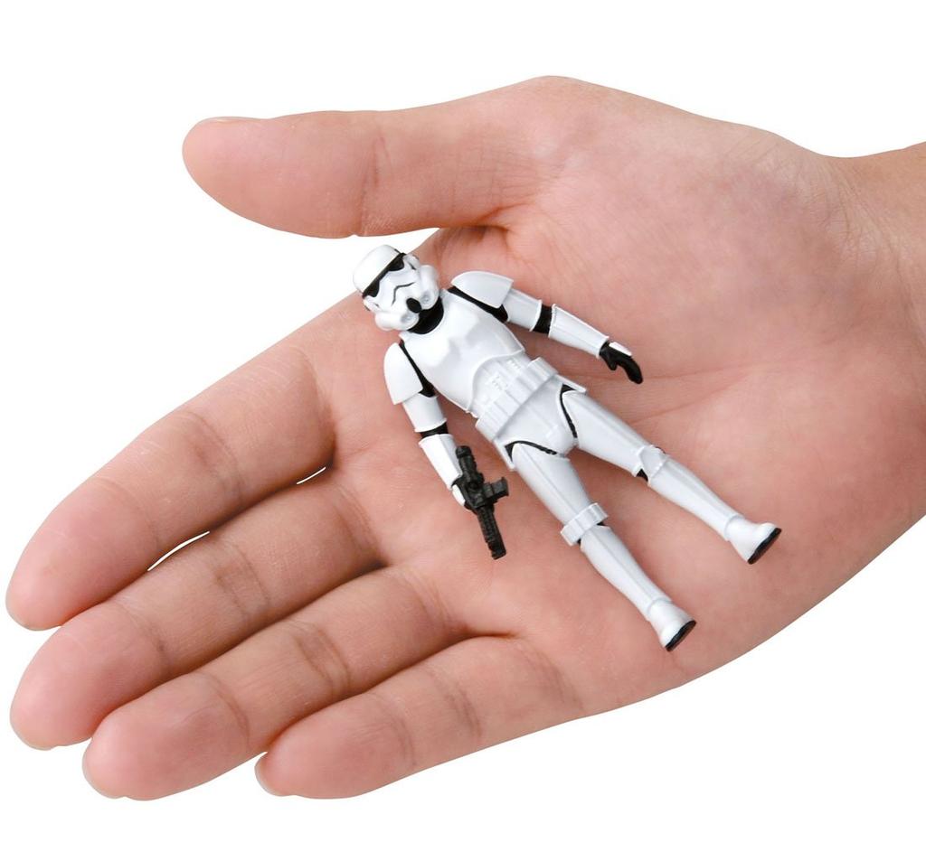 Metacolle Star Wars Stormtrooper 78mm painted movable figure #02 approx. die-cast