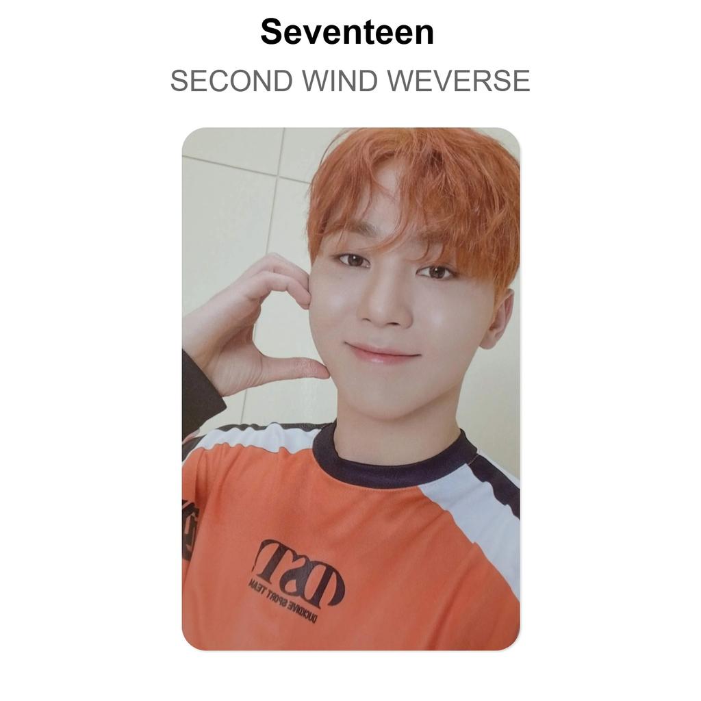 Seventeen SECOND WIND WEVERSE Official Photocard