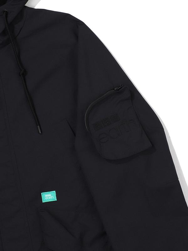 Bbc Earth Out-Pocket Fishtail Jacket_Black