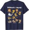 Wildkatzen T-Shirt Niedliche Wildkatzen der Welt Löwe, Tiger, Luchs T-Shirt