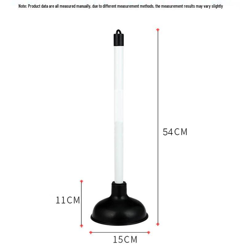 Heavy-Duty Toilet and Drain Plunger