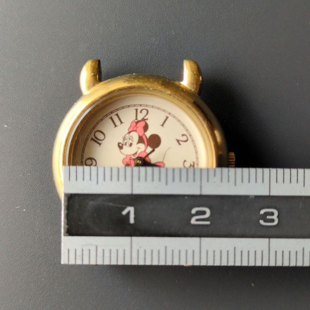 Used Rare, New Battery, Seiko ALBA V811-0550 Minnie Mouse Watch