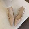 Elegant Women's Sandals Mid Heels Fashion Heels Shoes Slingback Slippers 2026 Luxury Party Slides New Pumps Mujer De Sandalias