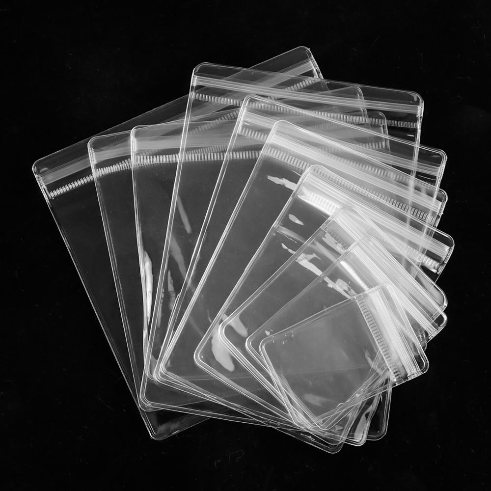 Packaging Necklace Bracelet Ring Wide Use PVC Plastic Jewelry Bag Zip Lock Bags Self Sealing Bag