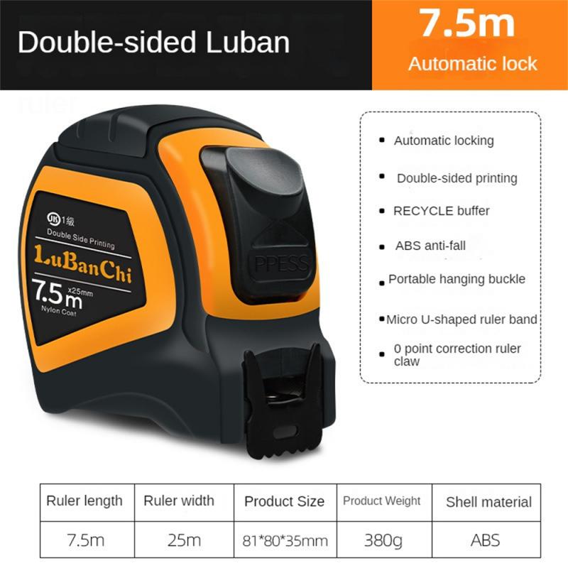 Ruletă de înaltă precizie Feng Shui riglă Ding Lan riglă măsurare cerc prelucrare lemn 5/7.5/10m riglă bobină de oțel