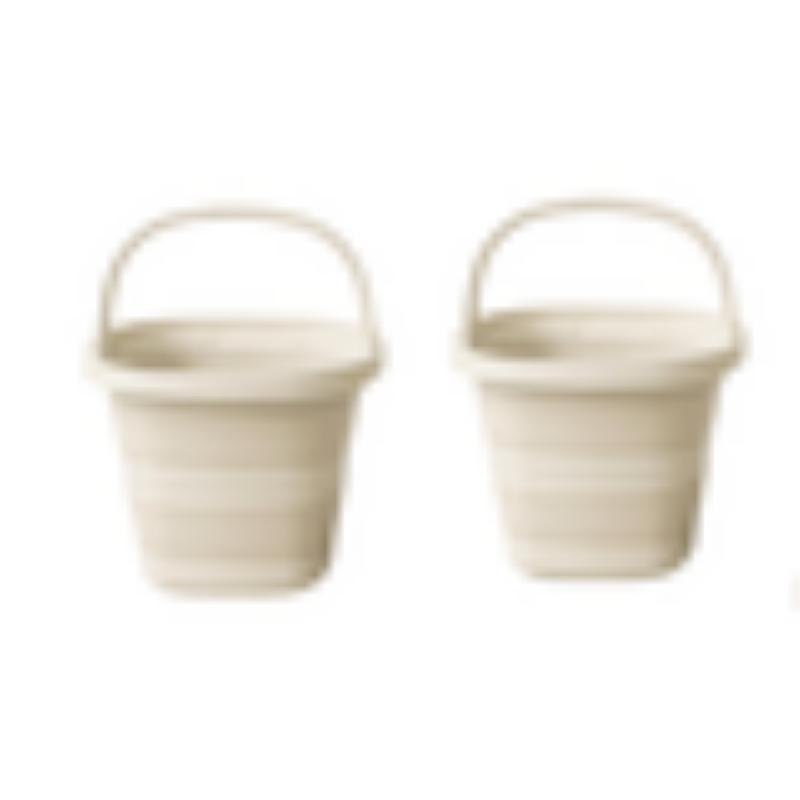 Versatile Folding Water Bucket with Handle Household Silicone Bucket Travel Outdoor Fishing Portable Water Bucket