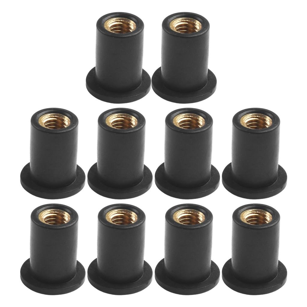Nuts Nut 5mm ATV Black Bodywork For Most Windshields