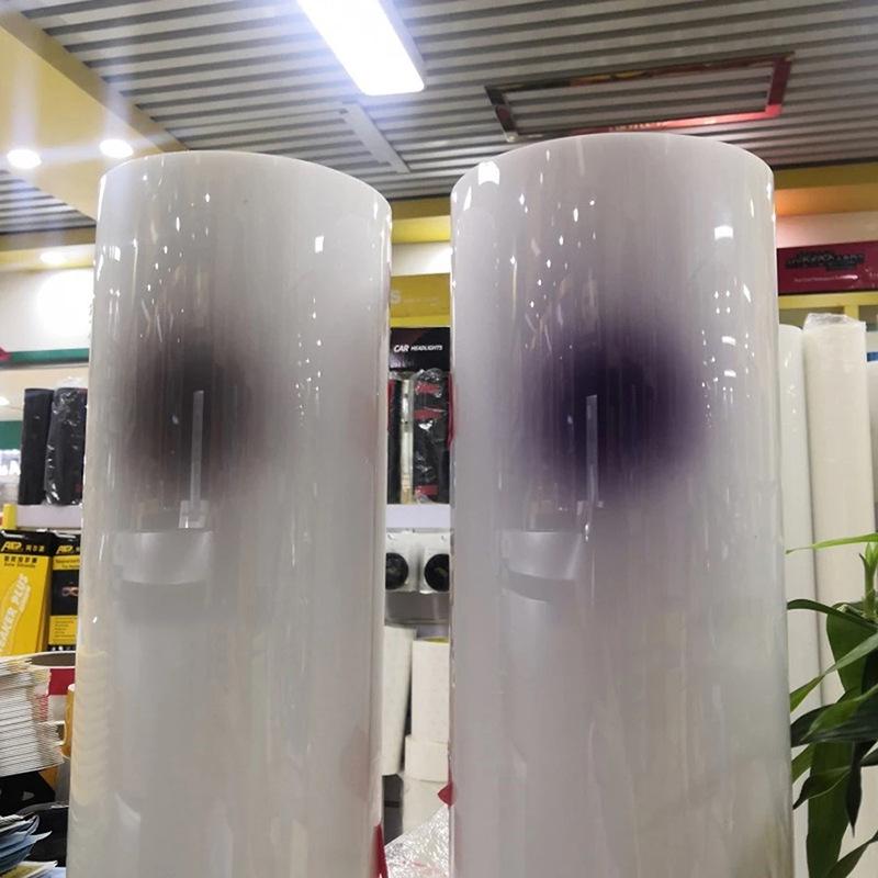 Smoked Black TPU Car Light Film - Self-Healing, Anti-Scratch Headlight & Taillight Wrap