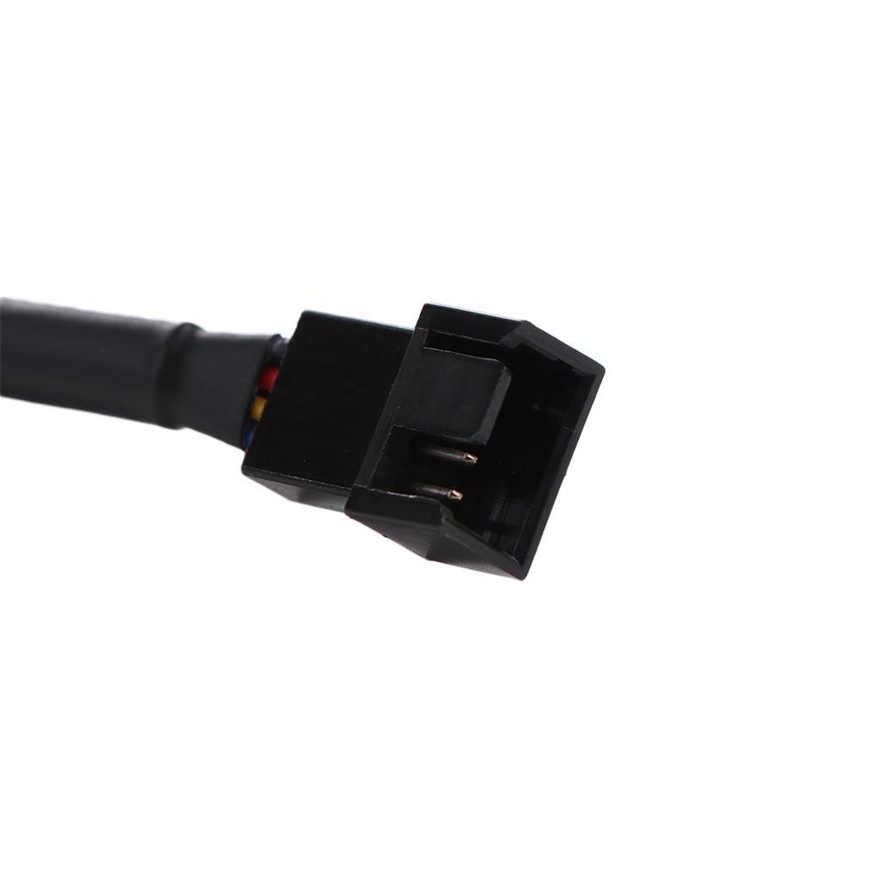 Connector 4 PIN Power Cables Fan Extension Cable PWM Extension Cable 3 Pin Cable for Computer Fan