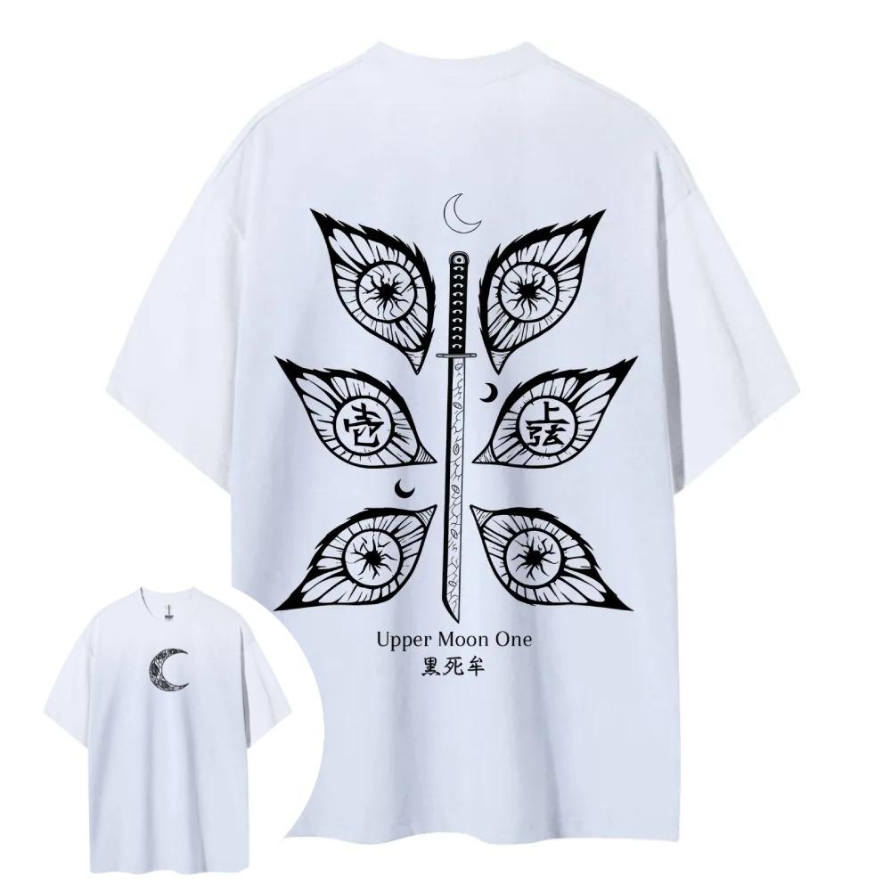 

Demon Slayer anime print trendy casual mens and womens fashionable casual anime Tshirts 4XL