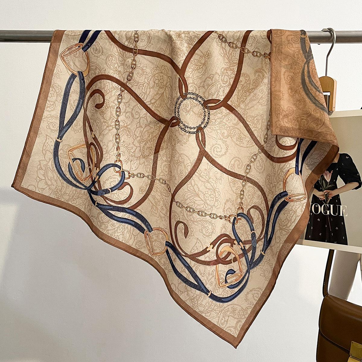 

68*68 см большая хлопковая повязка на голову, повязка на голову, защитное покрытие, шарф для волос и шеи для женщин, шарф для женщин на шею, шарфы на шею 68*68cm хаки