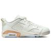 Air Jordan 6 Low Lunar New Year Unisex Sneakers White Spruce-Aura Metallic-Gold DH6928-073