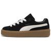 Fenty x Creeper Phatty Preto Branco Quente Tênis Unissex Roxo Goma 396403-01
