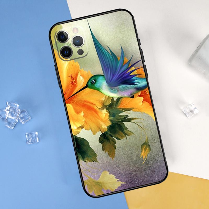 Hummingbird Phone Case For iPhone 15 Pro 16 Pro 11 13 14 Pro Max 12 Mini XR 16 15 Plus 16e Cover Shell