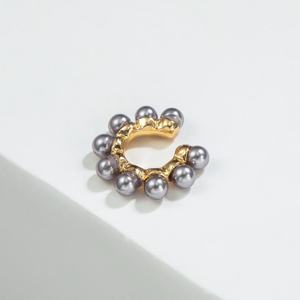 New Arrival Multicolor CZ Crystal Ear Cuff Stackable C Shaped Ear Clips No Pierced Cartilage Earring for Women Earcuffs