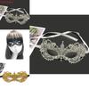 Makeup Mask For Adults With Lace Design And Glitter Accents For Costume Parties And Halloween Events