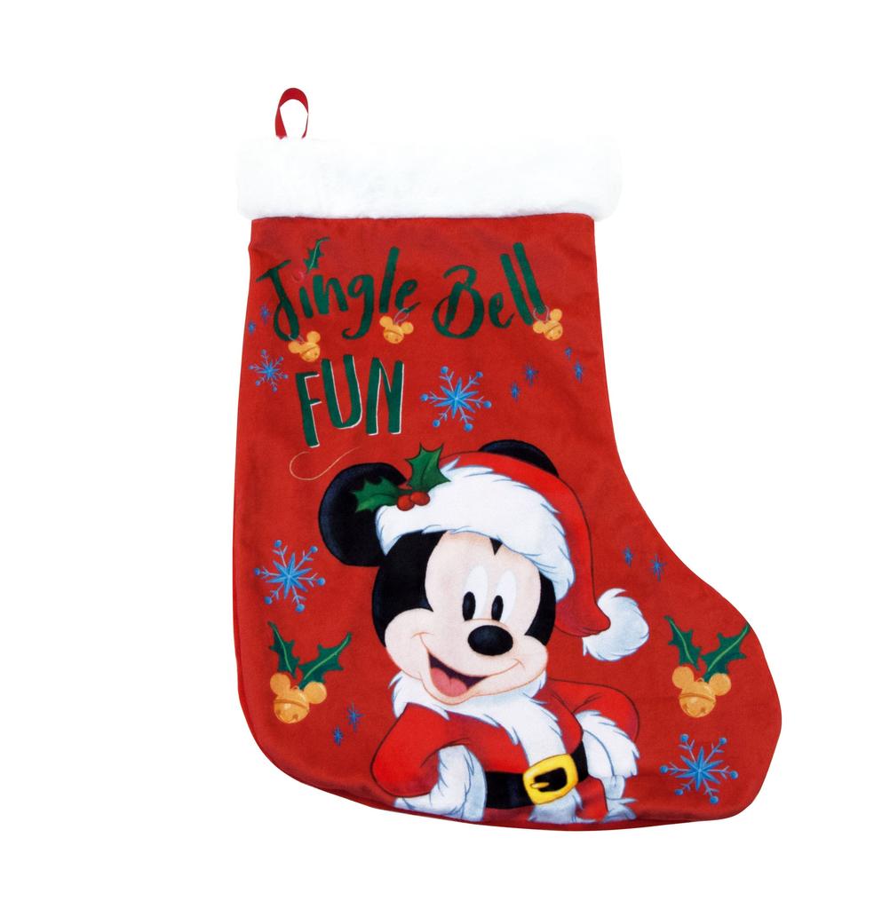 Arditex WD13429 DISNEY-Mickey Christmas Santa Sock 42x32cm