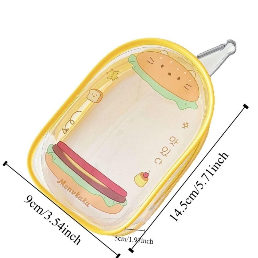 Clear Doll Storage Bag Cartoon Design Outdoor Doll Display Bag Doll Accessories