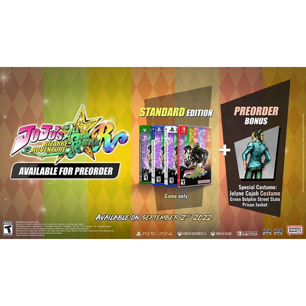 Bandai JoJo’s Bizarre Adventure All-Star Battle R Nintendo Switch Game North America Import Version