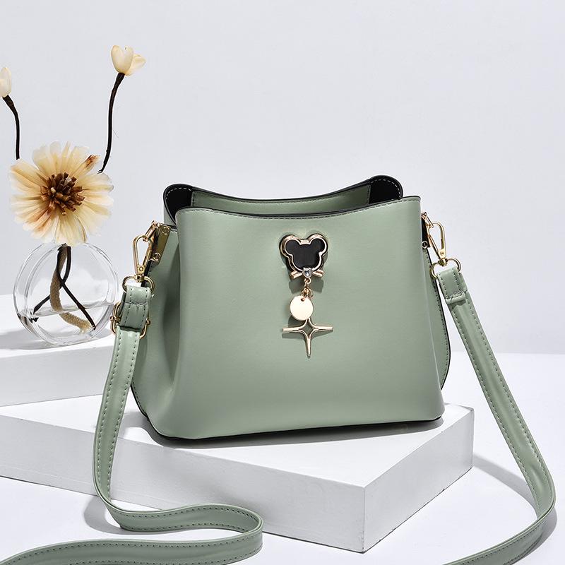Trendige Damen-Eimerhandtasche aus weichem Leder 2025 - Großes Fassungsvermögen, Vielseitige Schulter- und Umhängetasche