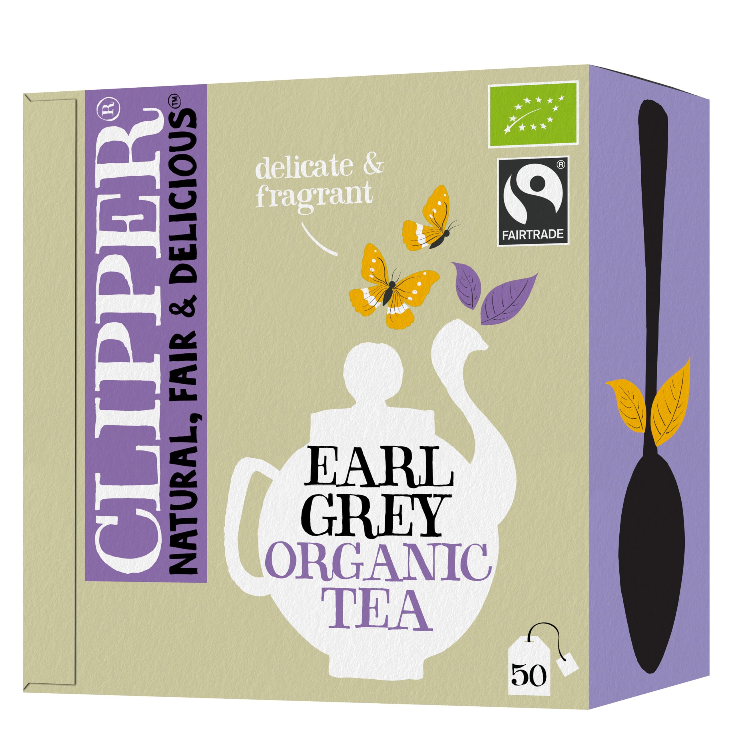 Clipper Organic Fair Trade Earl Grey Tea 50 Tea Bags