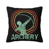Shooting Target Cushion Covers Archery Archer Darts Velvet Cute Pillow Decor Home