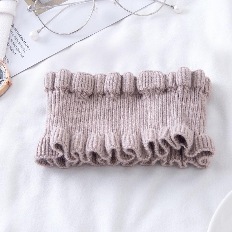 Wool Knit Snood Neck Warmer & Headband - Autumn/Winter Women's Accessory