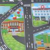 City Parking Lot Roadmap Map DIY Car Model Toys Climbing Mats English Version Kids Toys