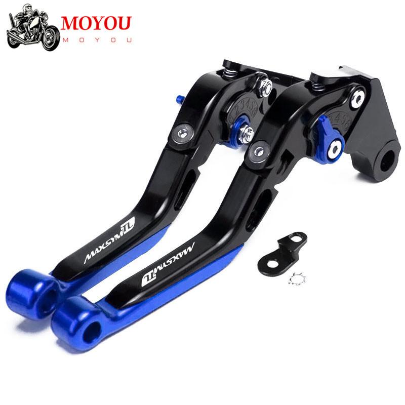 For SYM MAXSYM TL 500 Maxsym TL500 2020-2025 New Motorcycle Folding Extendable Brake Clutch Lever With Parking Function