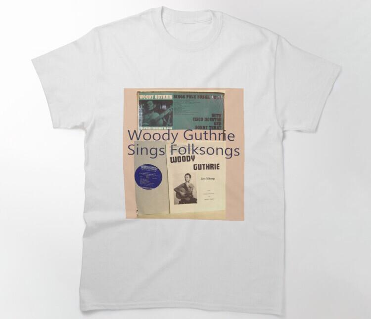 1960s Woody Guthrie Sings Folk Songs The Rising Sun Blues Brown Eyes T Shirt Unisex T-Shirt M