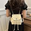 2025  Summer High Value Niche Design Diamond Backpack Women  Chain Bag Small Ladies Backpack