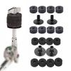 Plastic Long Cymbal Sleeves with Felt Washers for Drum Set Percussion Instrument Parts Easy to Installation Enduring