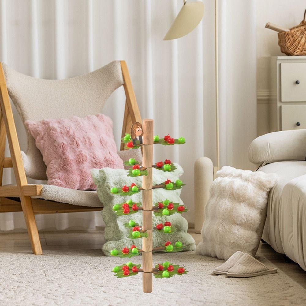 Montessori Sensory Balance Training Toy Wooden Balance Tree Assembled Toys  Children Girls Boys