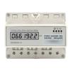 Electric 3 Phase 4 Wire Energy Meter Guide Rail LCD Display Electricity Meter 7P AC230V 400V