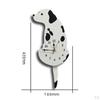 Dog Acrylic Wall Clock Swinging Tail kids children room Decor Watch
