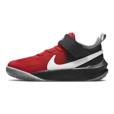 Team Hustle D10 PS University Red Black Kids Sneakers Particle-Grey White CW6736-607