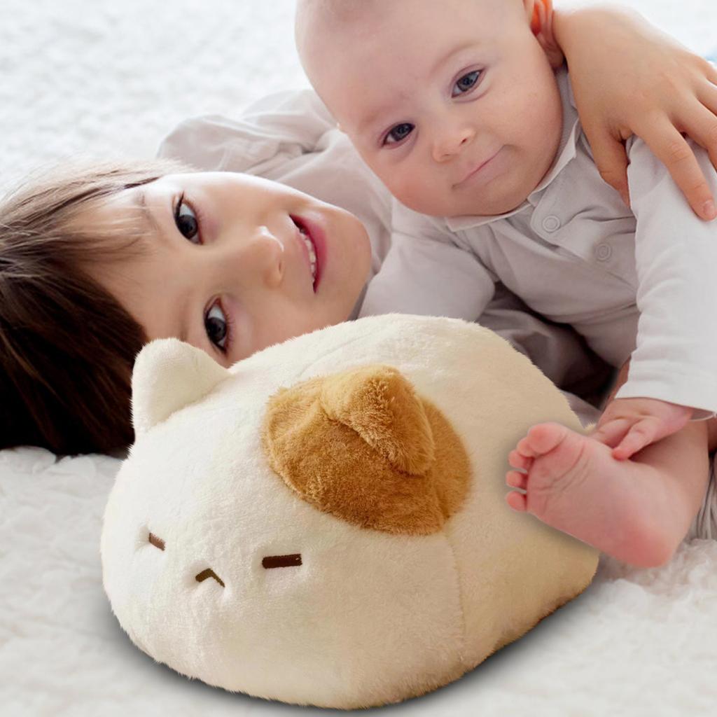 45cm Plush Toy Soft Stuffed Animal Cat Shape Decorative Pillow Toy Suitable for Home Office and Travel Use
