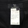 Y's wool Long pants 2 Black series Men's Used