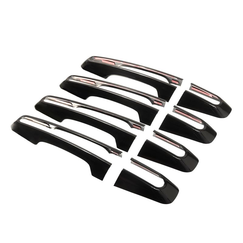 For Jaguar E-PACE XE XF XFL F-Pace Chrome Exterior Side Door Handle Cover Trim For Land Rover Discovery Range Rover Sport L494