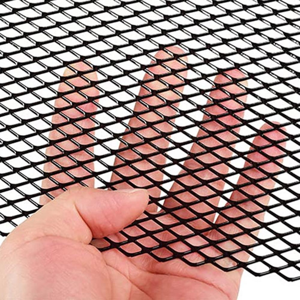 100*33cm General Car Grille Mesh Aluminum Alloy Automotive Grille Insert Bumper Deformable Medium Mesh Car Aluminum Mesh