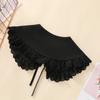 Adjustable Lace False Collar Sweet Ruffled Shawl Fashion Detachable Collar  Women Girls