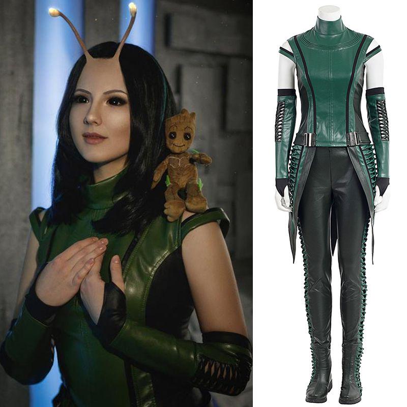 Exquisite Green Guardians Of The Galaxy 2 Mantis Cosplay Outfit For Women