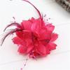 Elegant Flower Feather Hair Clip for Women and Girls Hair Accessory for Weddings Parties and School Performances