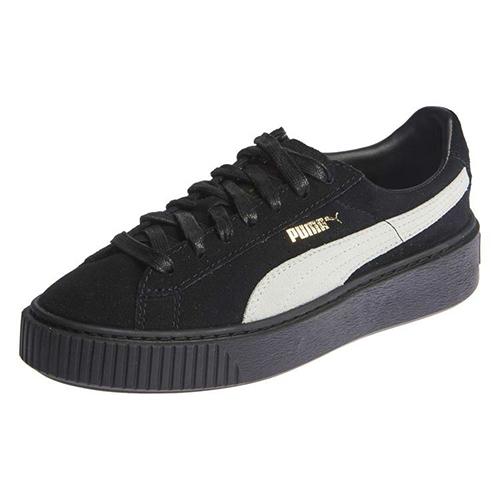 Puma Suede Platform Core Black White Womens 362223-05