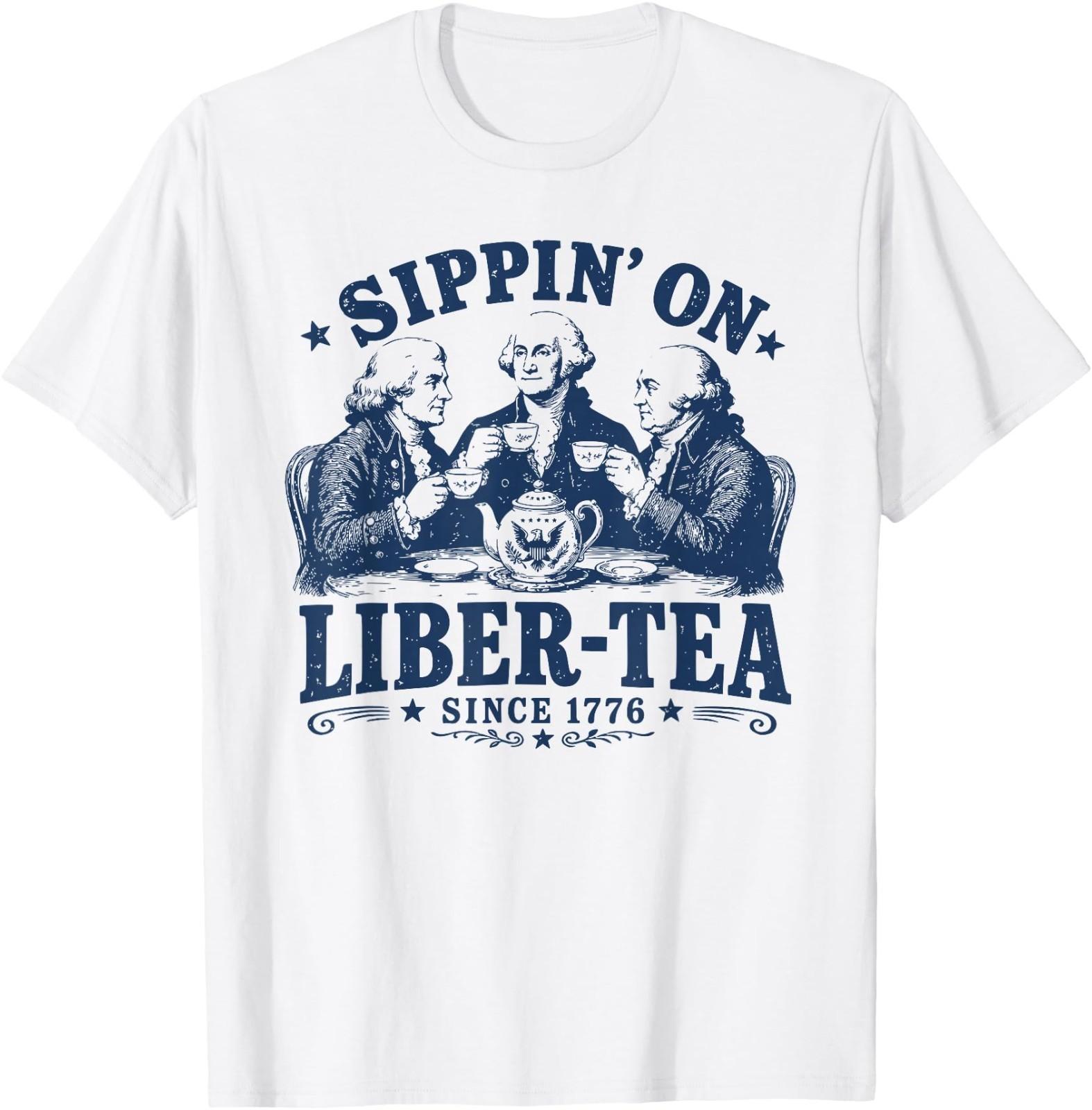 History Teacher Sippin On Liber Tea T-Shirt XXL