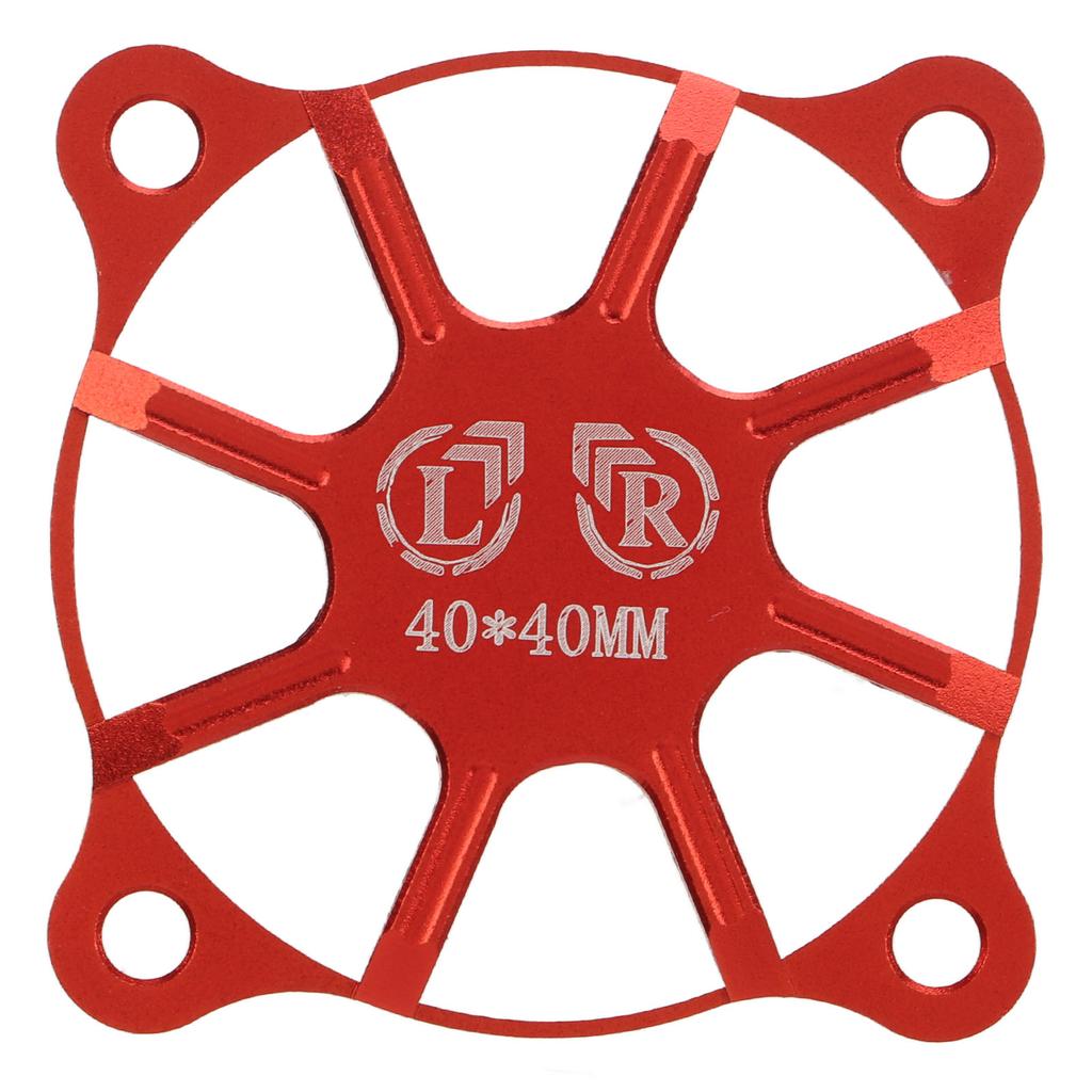 3Pcs Motor Cooling Fan Cover Black Red Blue 40x40mm Aluminium Alloy Light Weight RC Cooling Fan Cover for Motor ESC